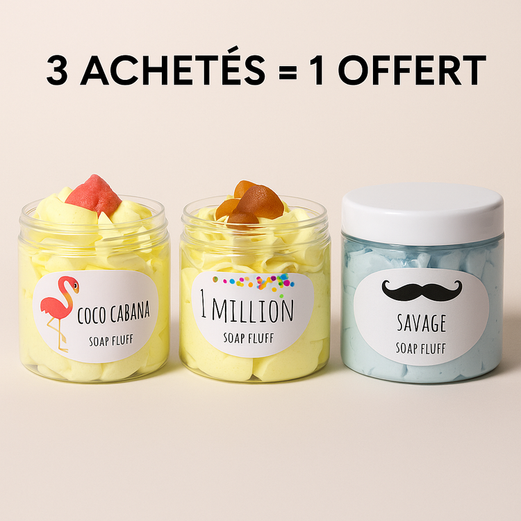 Savons fouettés senteur dupe de parfum luxe - Dy Louange création