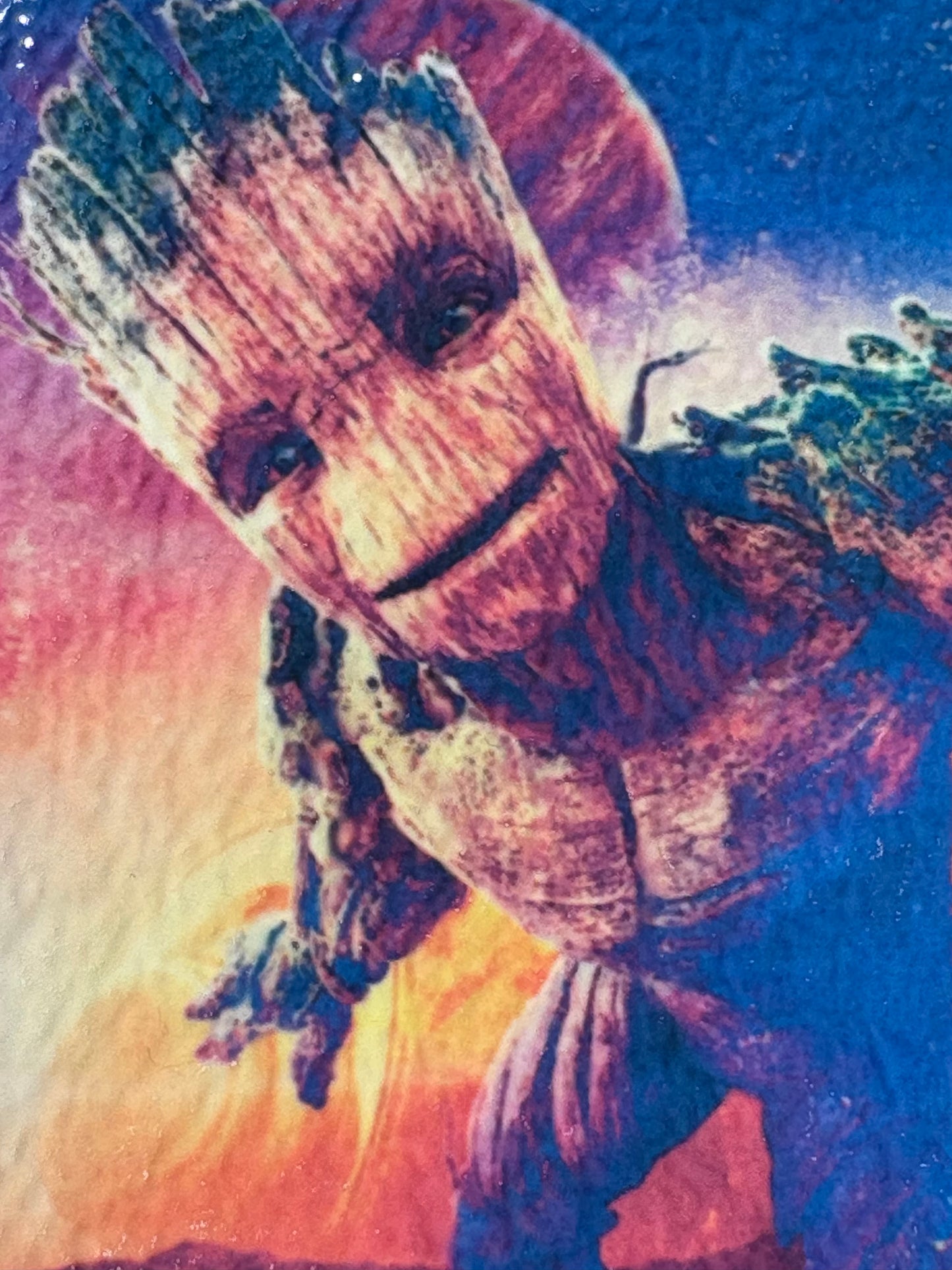 Coffret serviette groot dans la galaxie personnalisée fait main