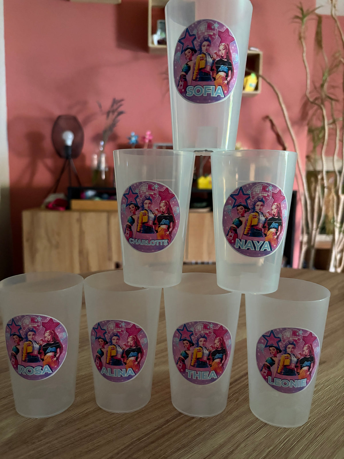 Gobelet personnalisé fait main Kpop Démon Hunter – 30 cl