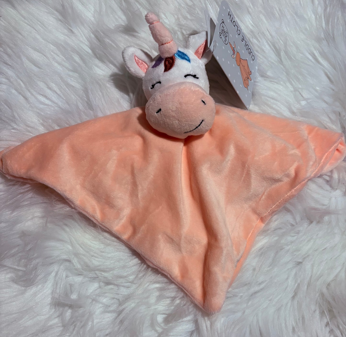 Doudou ours rose personnalisé