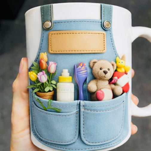 Mug Nounou 3D Personnalisé avec Prénom