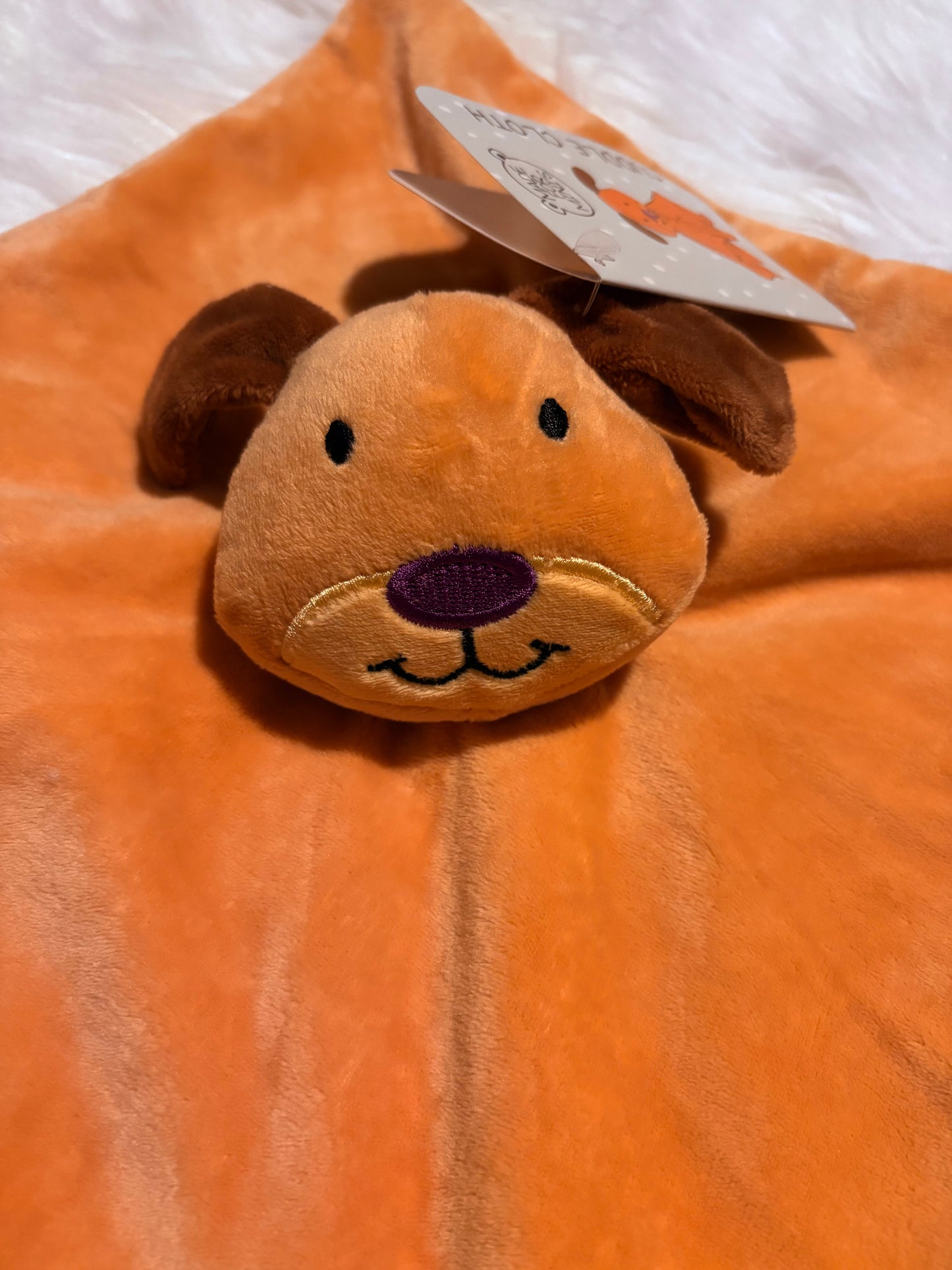 Doudou chien personnalisé fait main