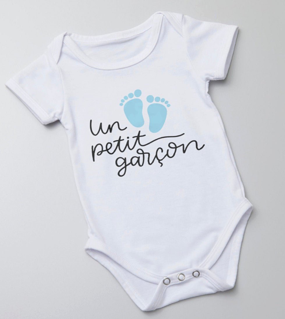 Body bébé - Un petit garçon - Dy Louange création