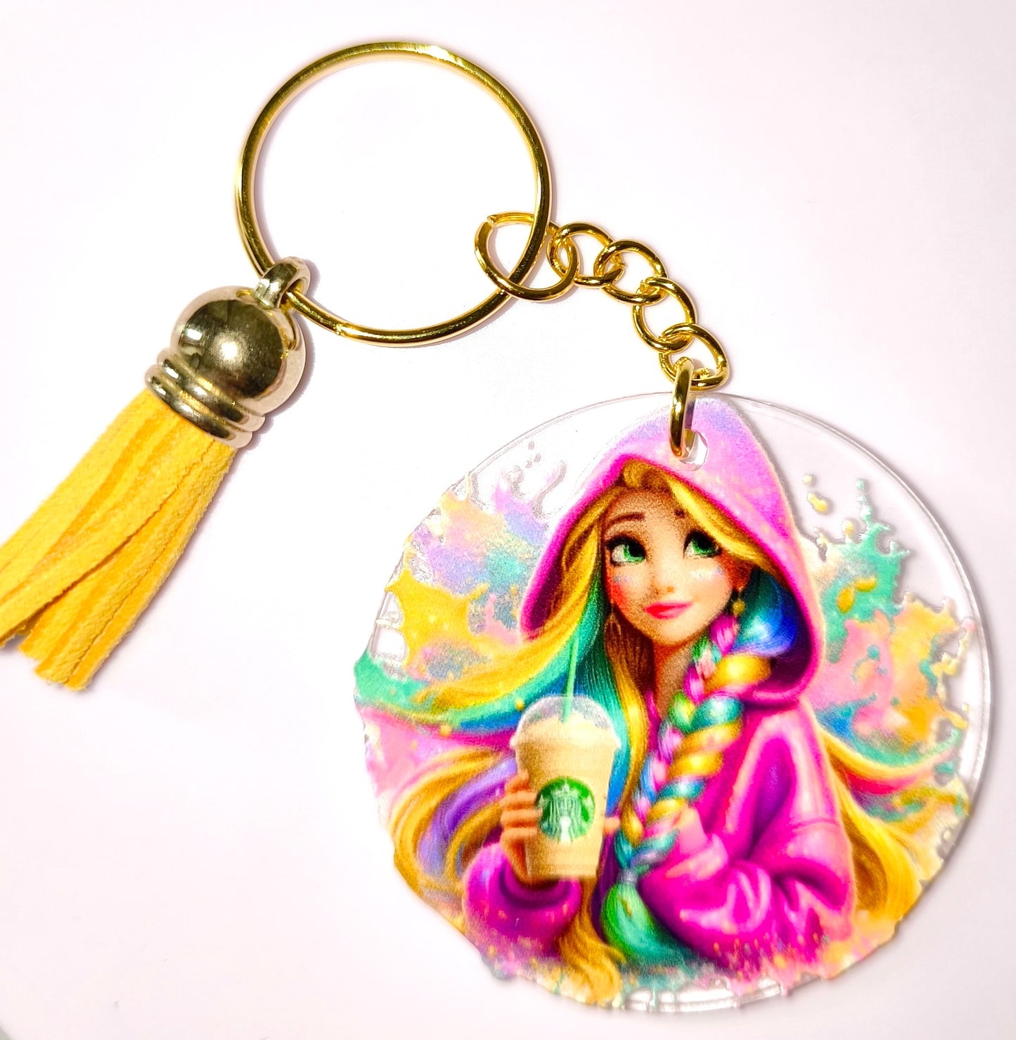 Porte-clés fait main Raiponze