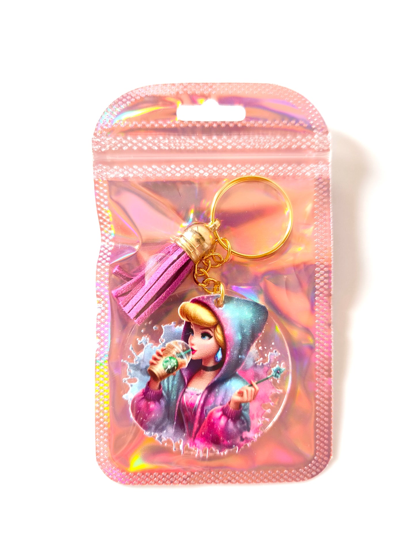 Porte-clés fait main cendrillon