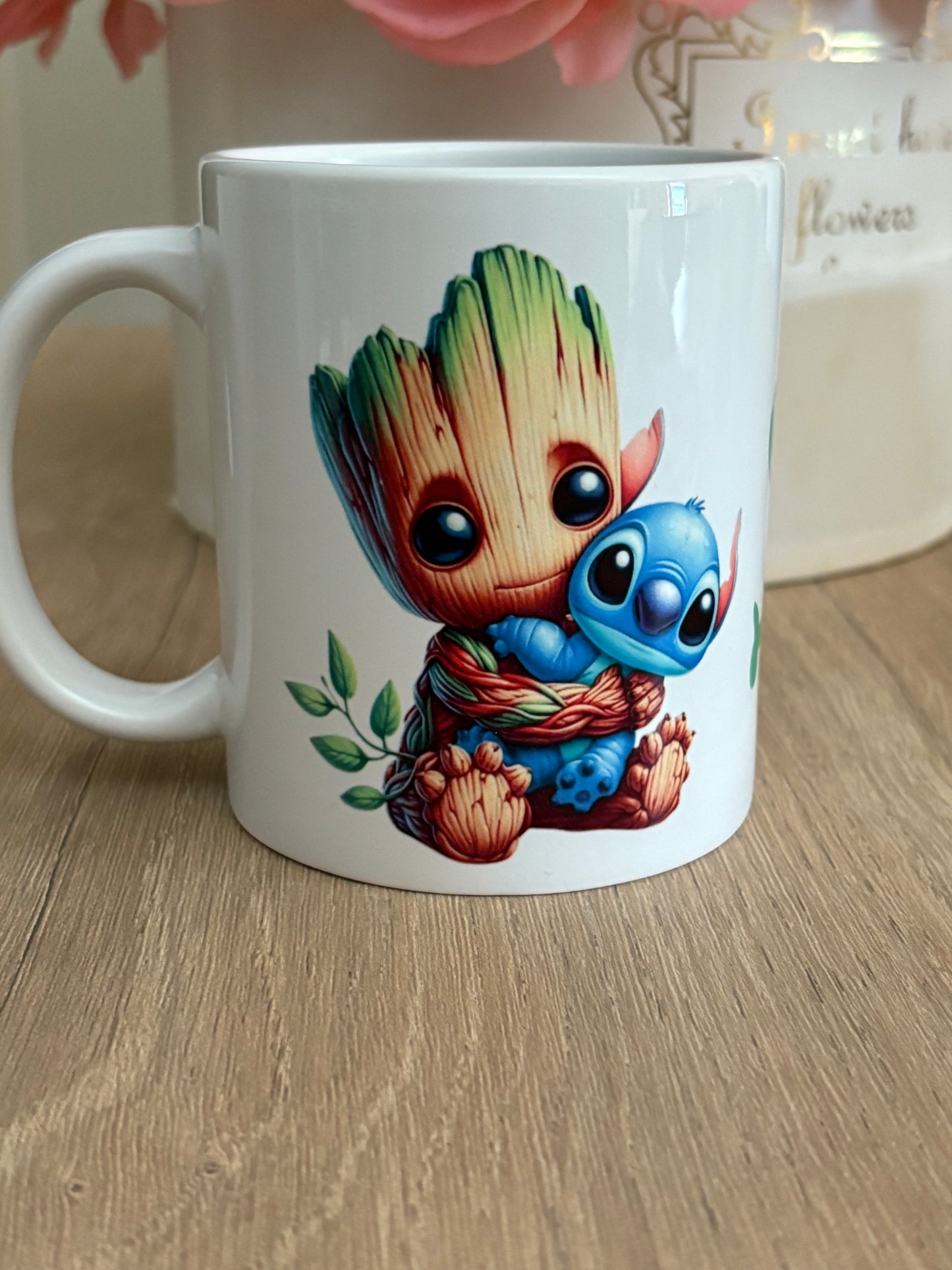 Mug Groot et stitch Fait Main – 100% Unique