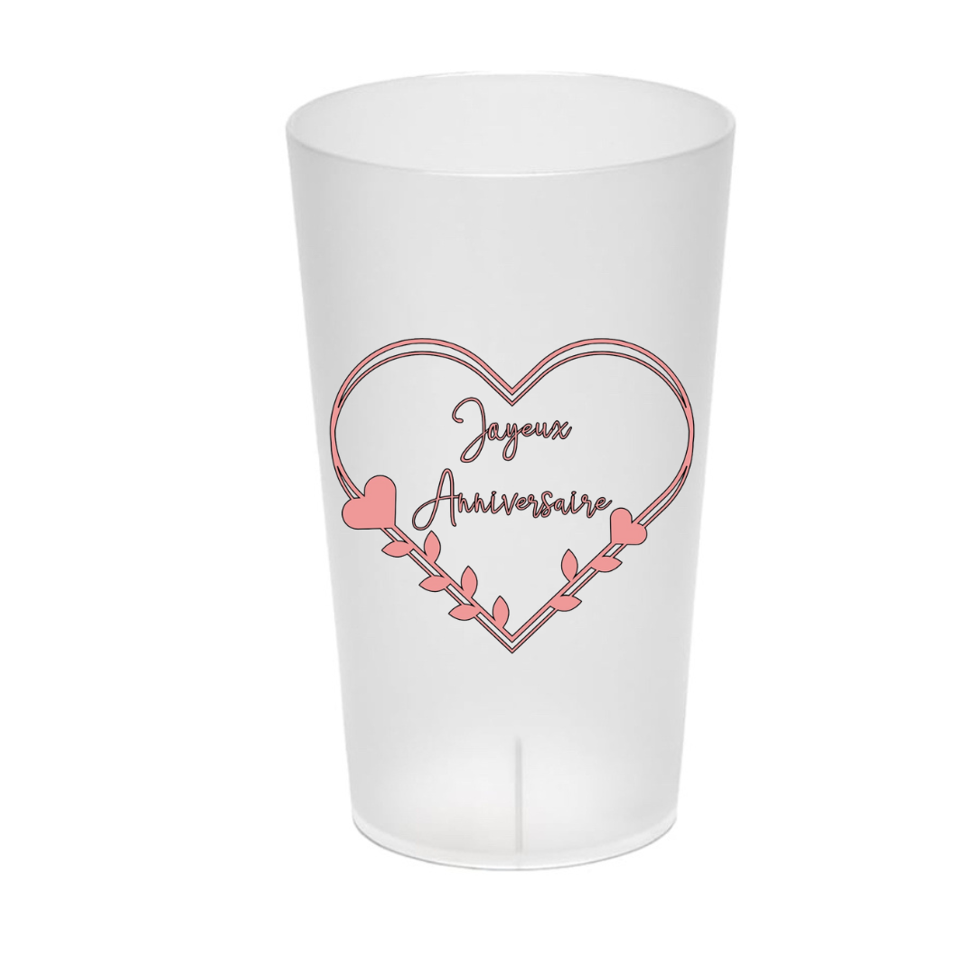 Gobelet Anniversaire Personnalisé – Fait Main