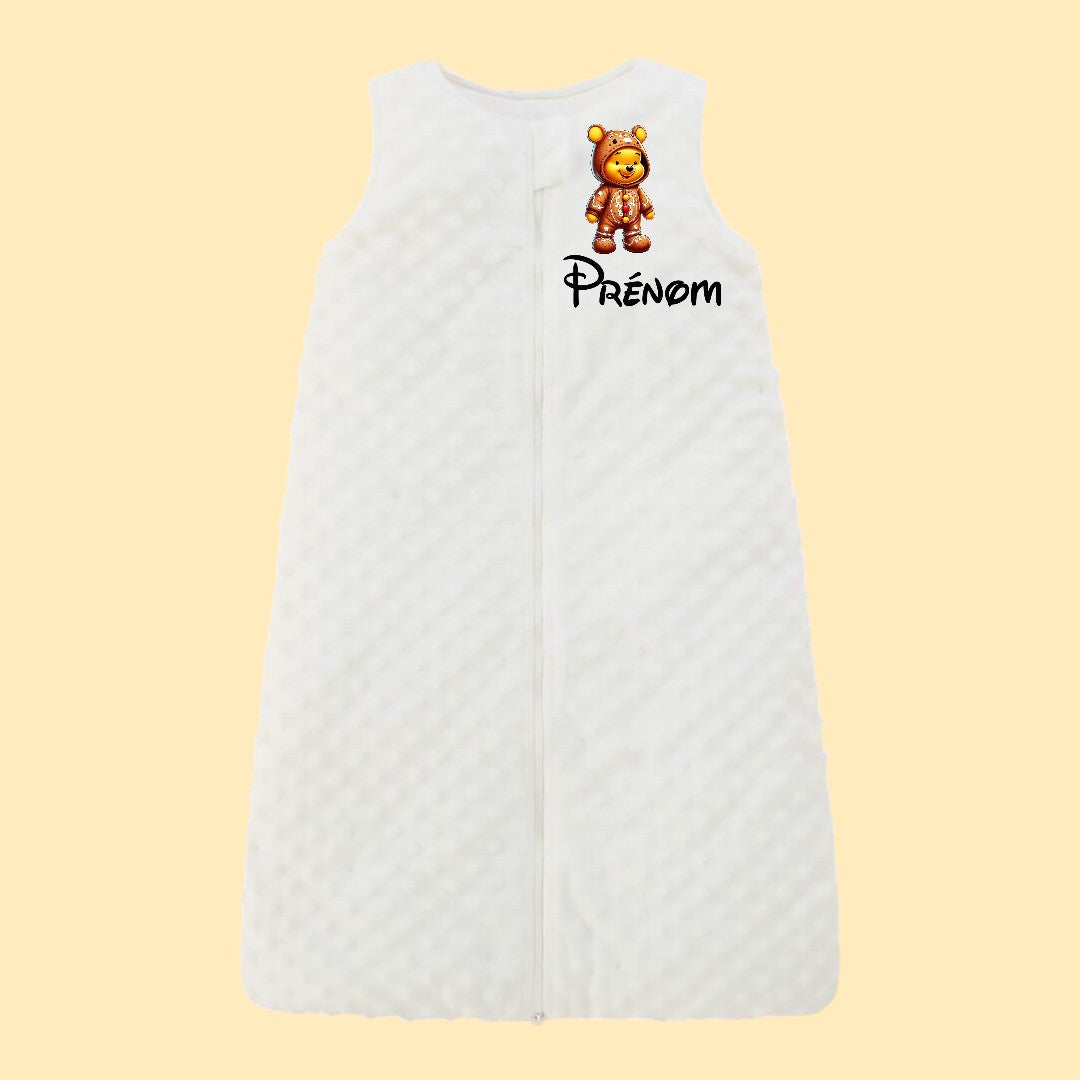 Gigoteuse bébé garçon personnalisé à motif