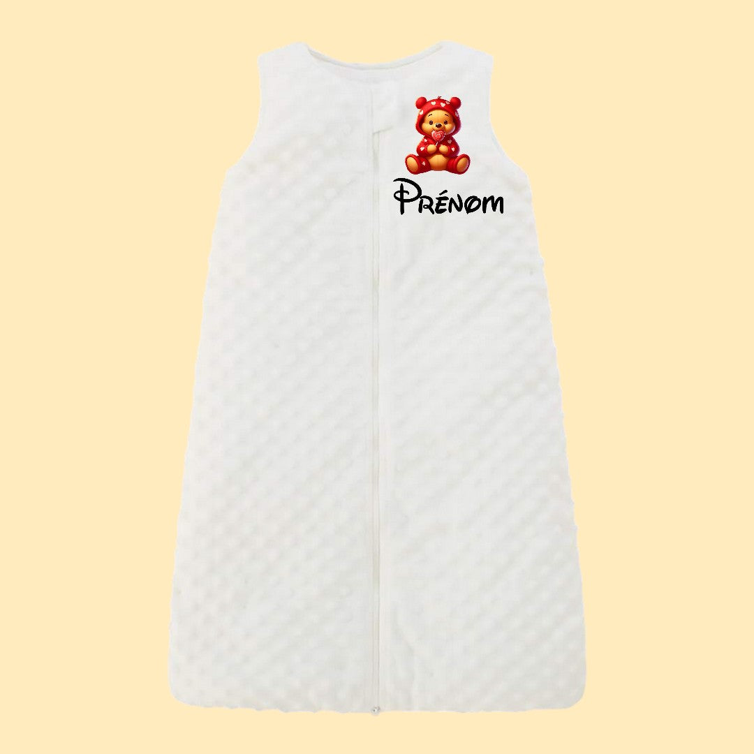 Gigoteuse bébé garçon personnalisé à motif