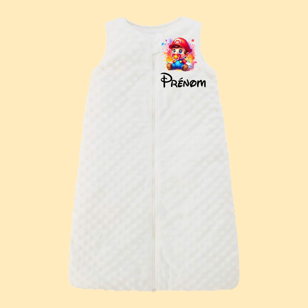 Gigoteuse bébé garçon personnalisé à motif