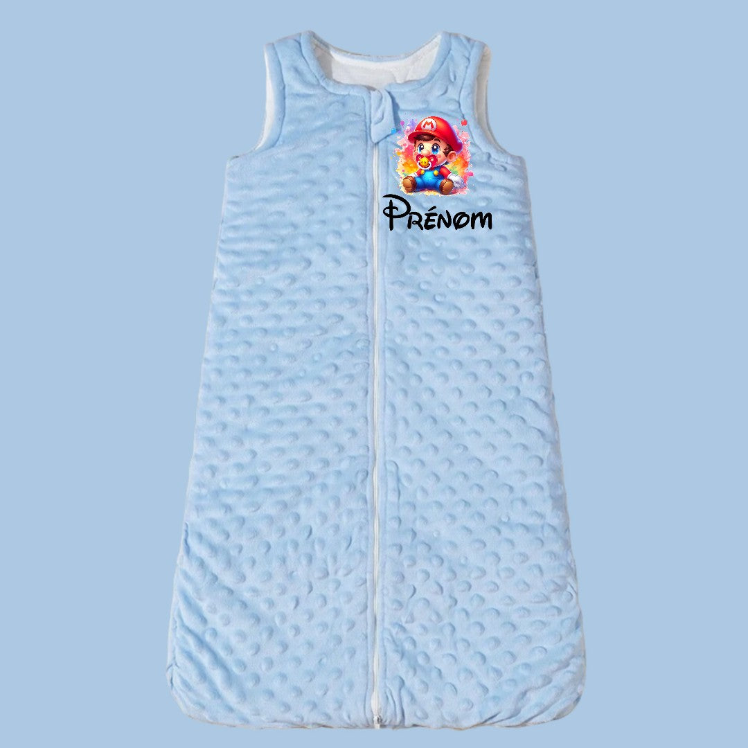 Gigoteuse bébé garçon personnalisé à motif