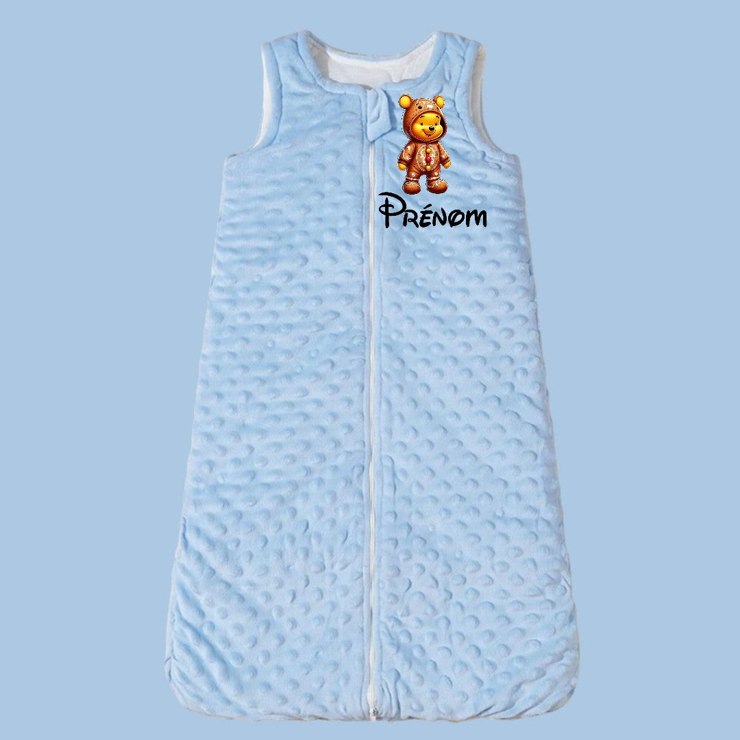 Gigoteuse bébé garçon personnalisé à motif