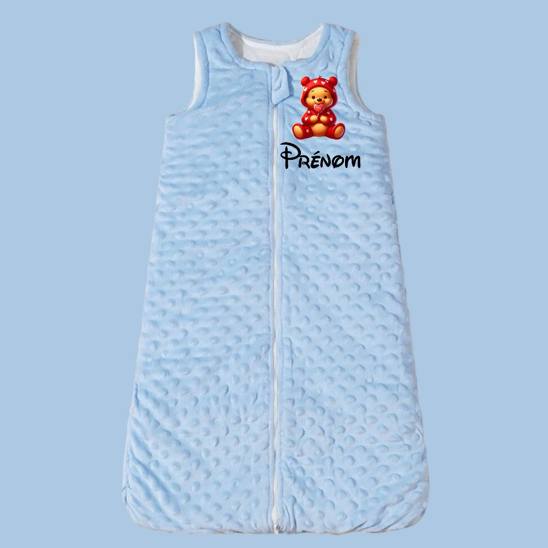 Gigoteuse bébé garçon personnalisé à motif