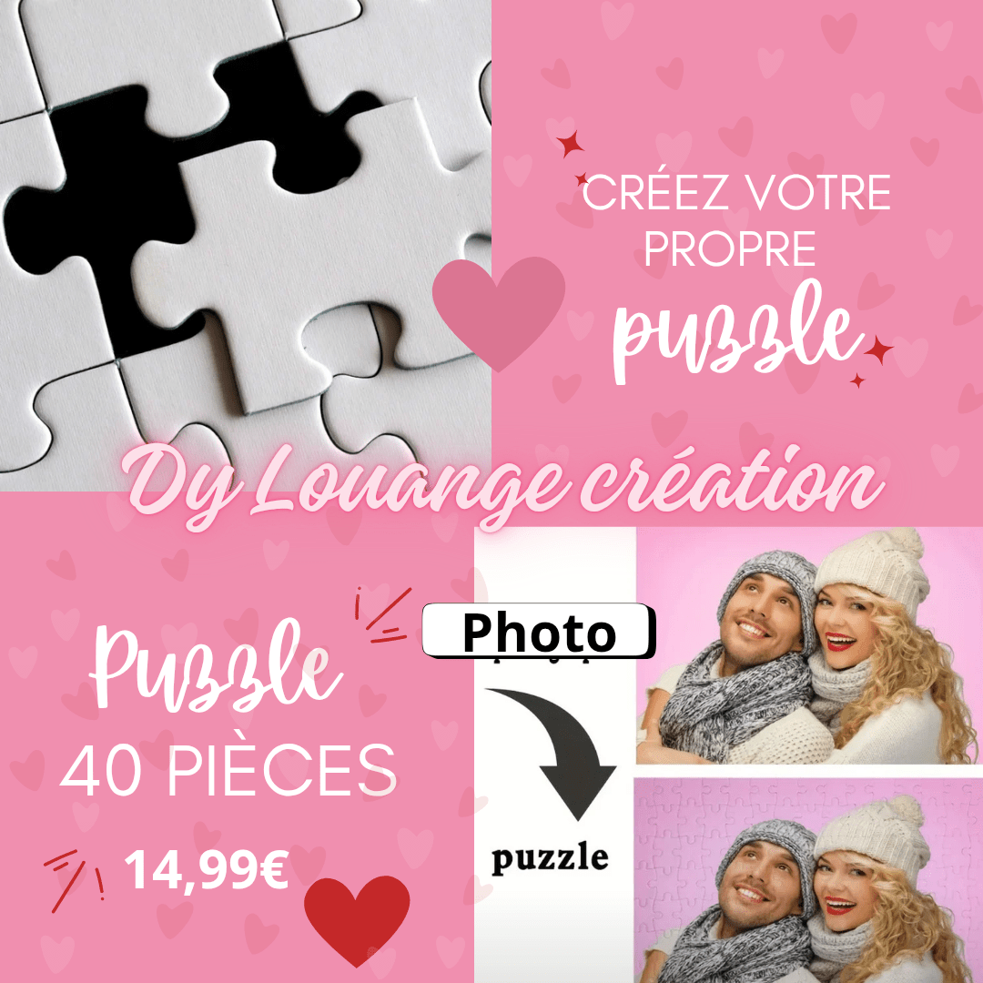 Puzzle Photo Personnalisé – Un Cadeau Unique et Original ! - Dy Louange création