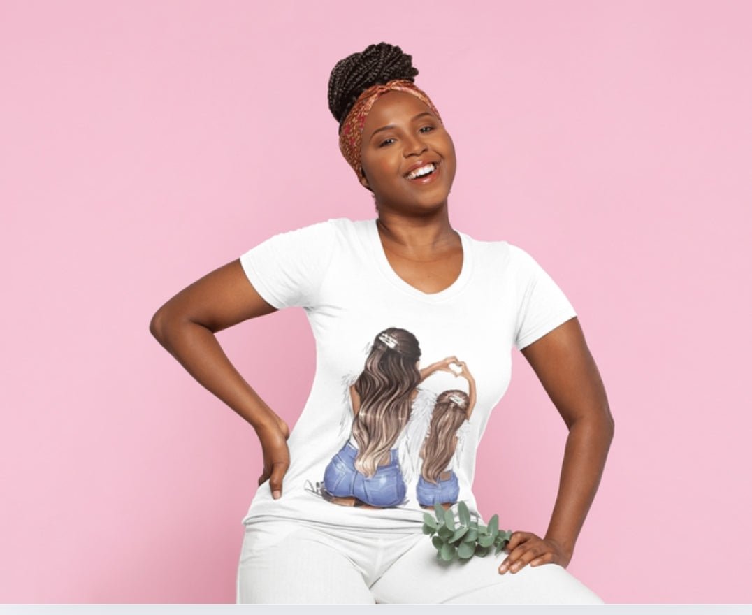 Tee shirt mère enfant - Dy Louange création
