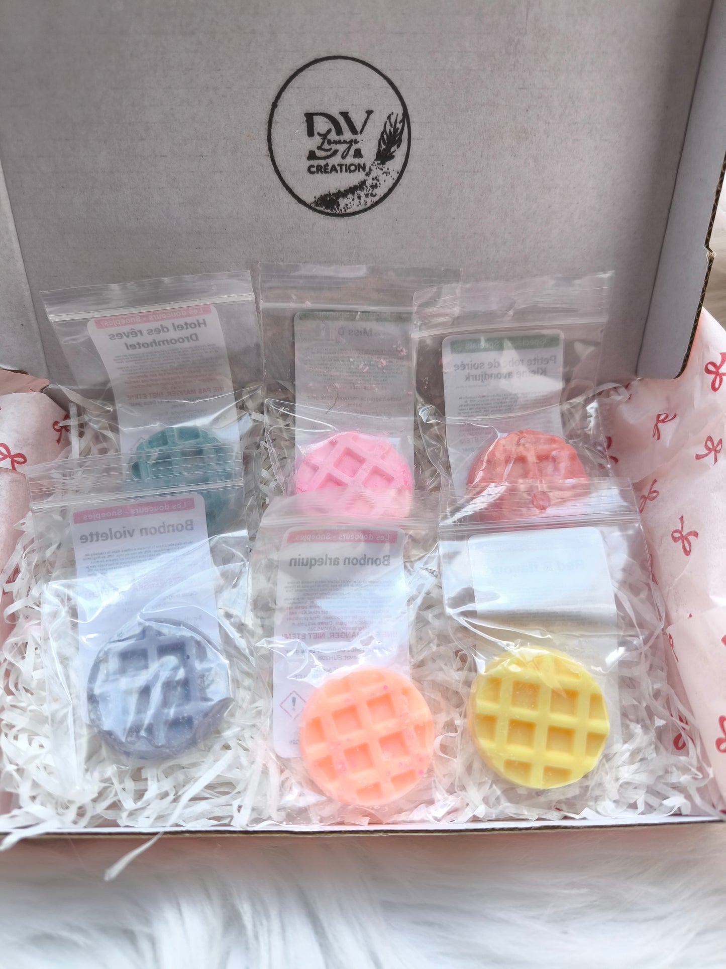 Box Luxe 6 tartelettes de cire parfumés