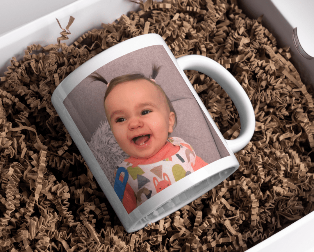 Mugs photo personnalisé Prénom/ texte - Dy Louange création
