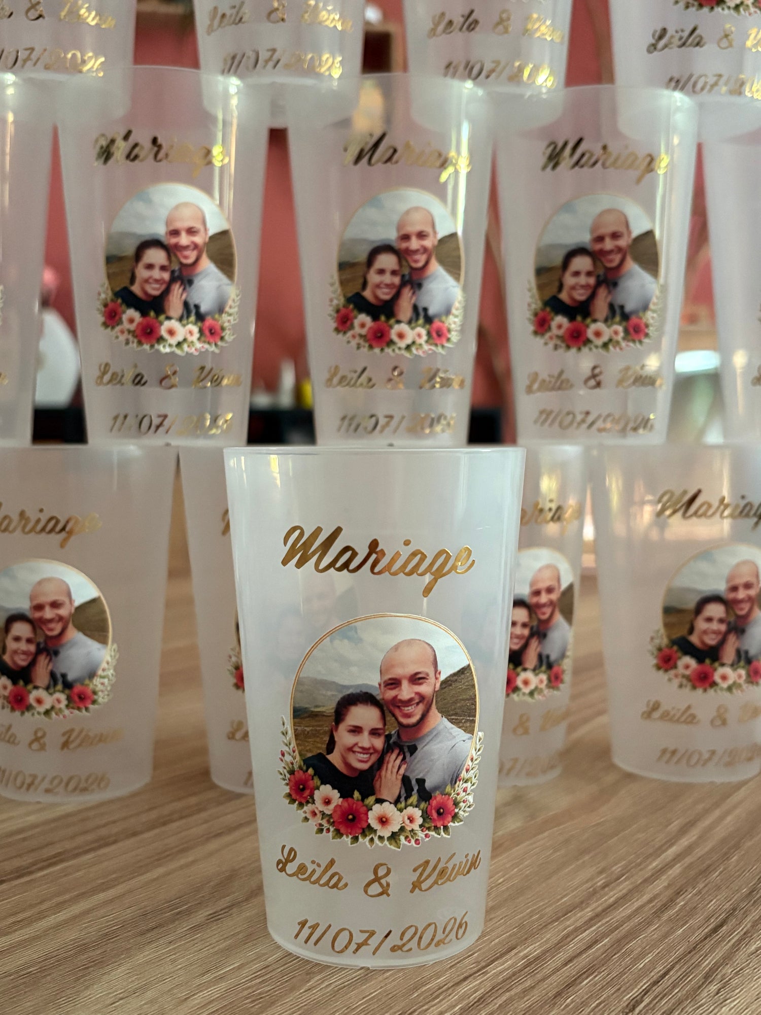 Gobelets mariage