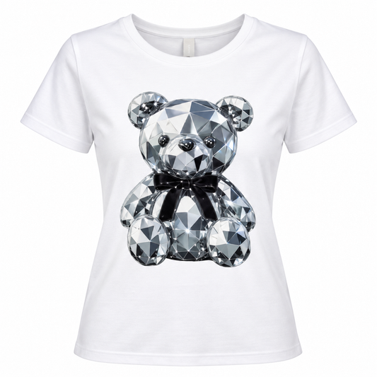 Tee shirt ours scintillant
