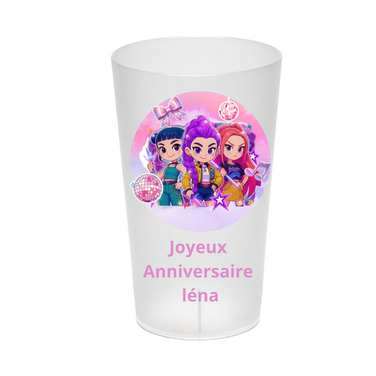 Gobelet personnalisé fait main Kpop Démon Hunter – 30 cl