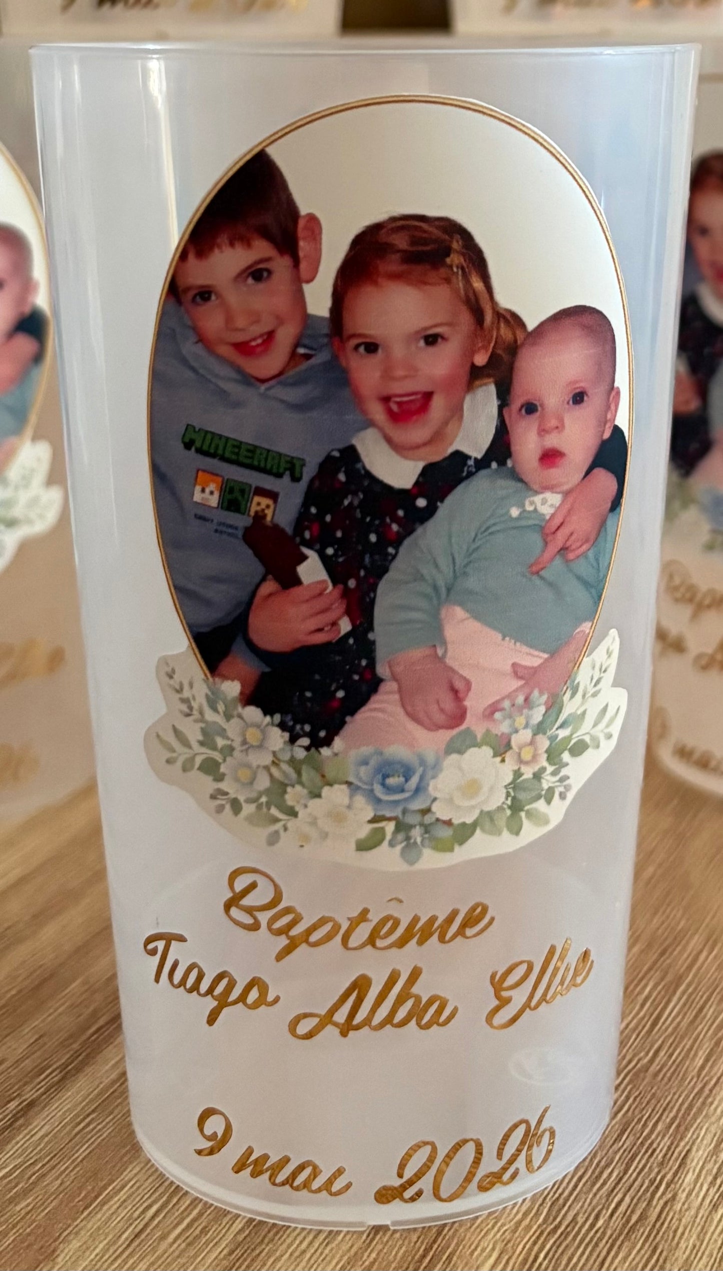 Stickers personnalisés pour gobelets, verres et pot , bouteille et décorations festives – Dy louange création