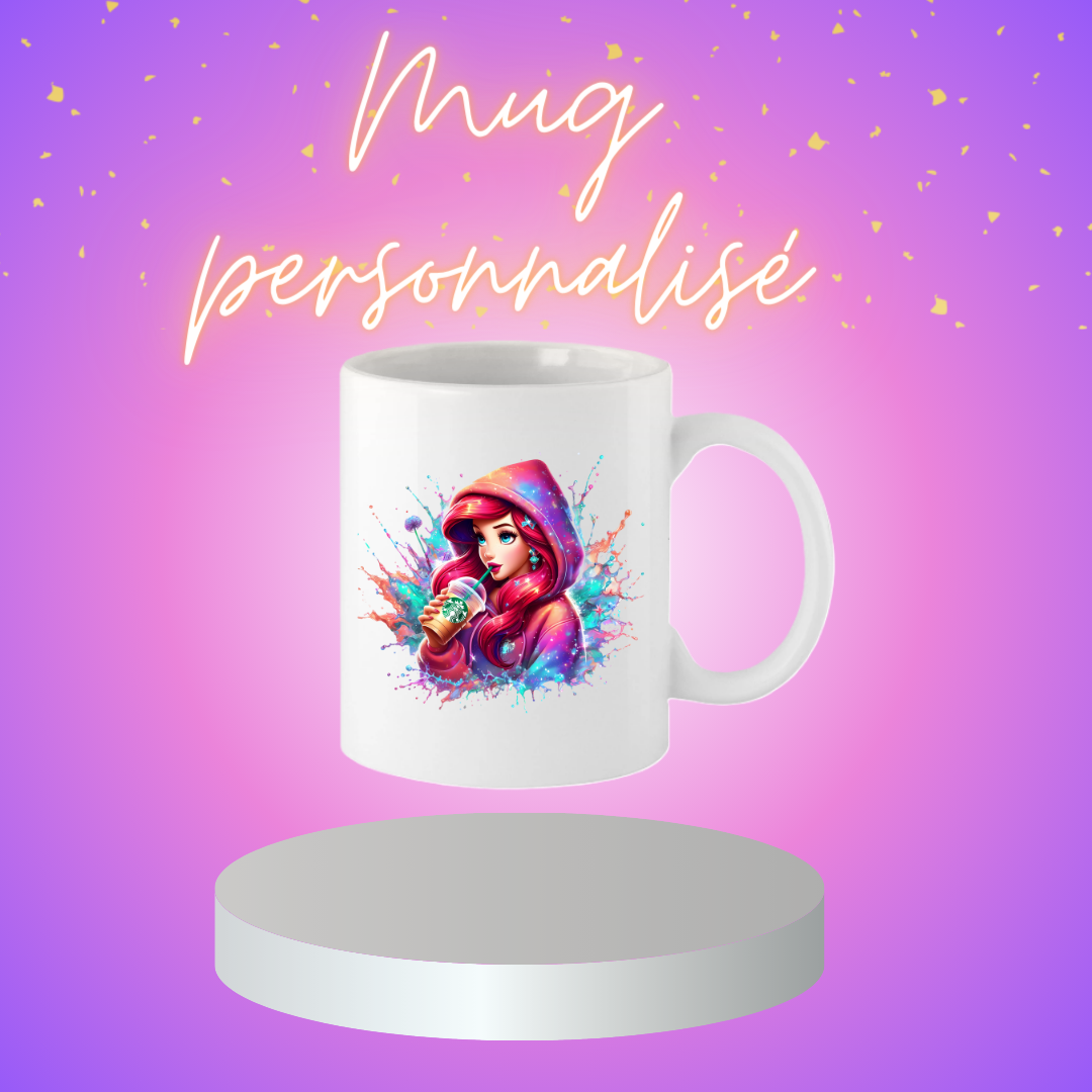 Mugs prénom sirène