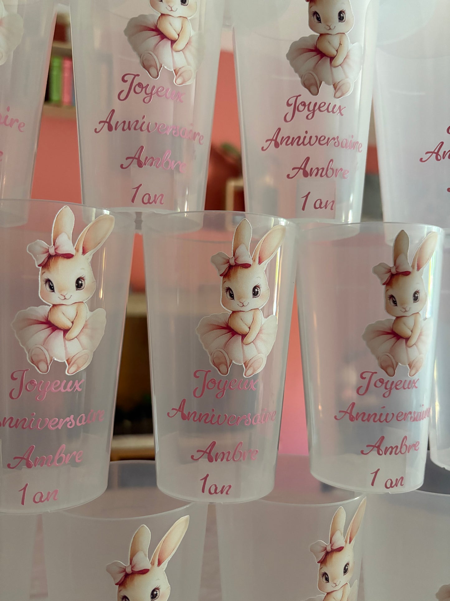 Stickers personnalisés pour gobelets, verres et pot , bouteille et décorations festives – Dy louange création