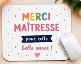 Tapis de souris “Merci Maîtresse”