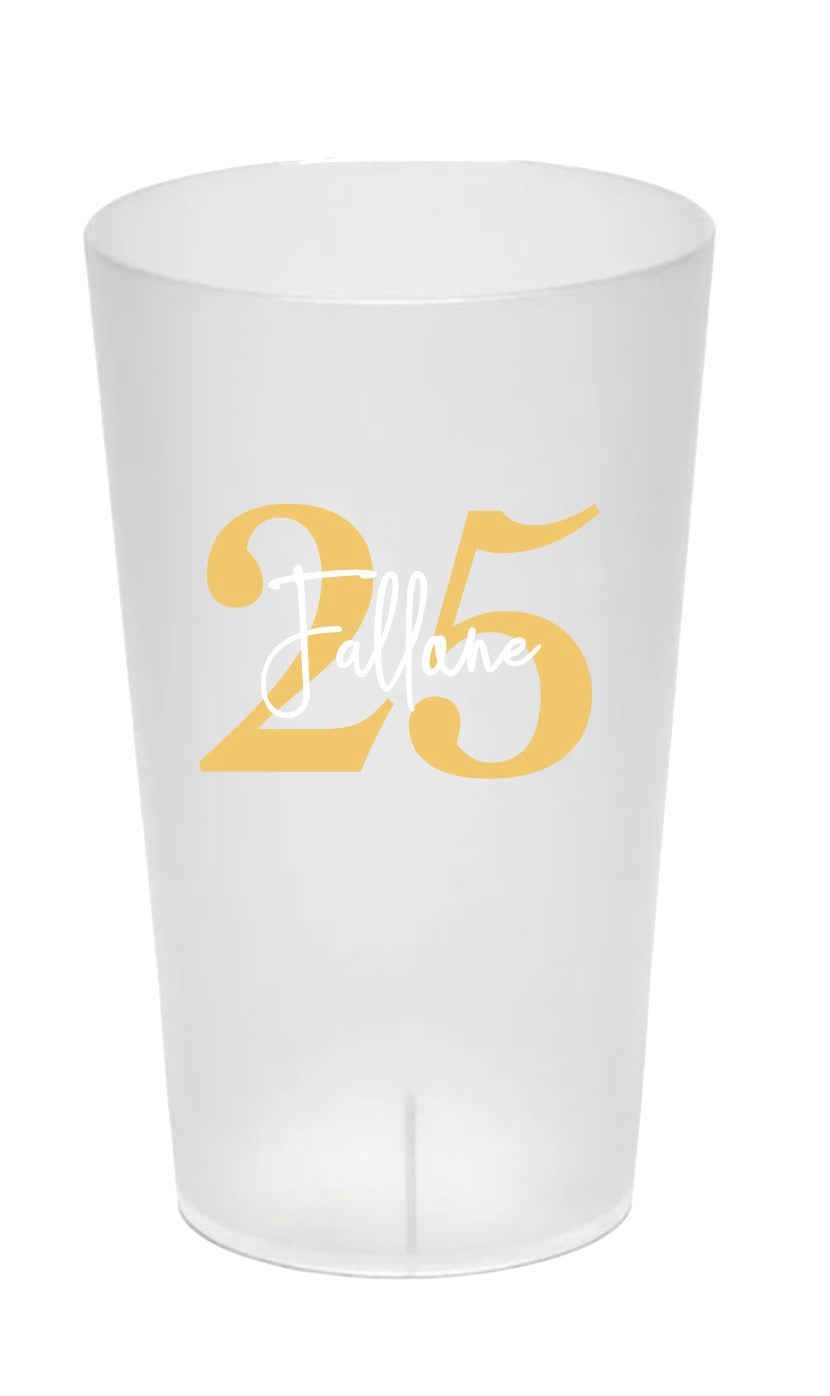 Gobelets anniversaire photo