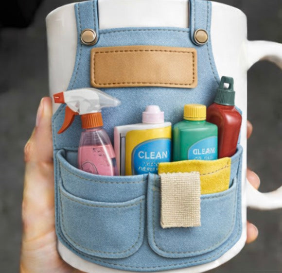 Mug Femme de Ménage 3D Personnalisé avec Prénom