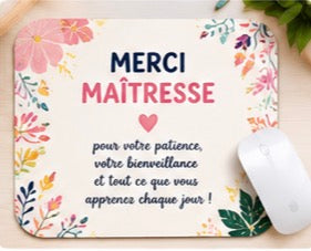 Tapis de souris “Merci Maîtresse”
