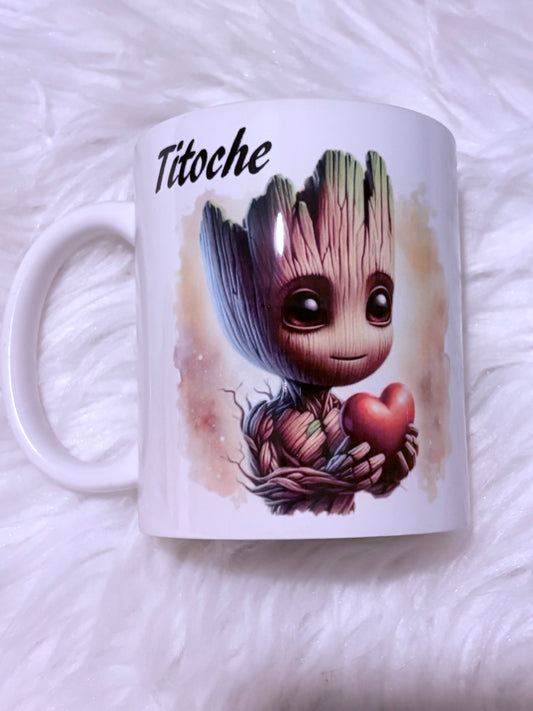 Mugs groot  love fait main personnalisée