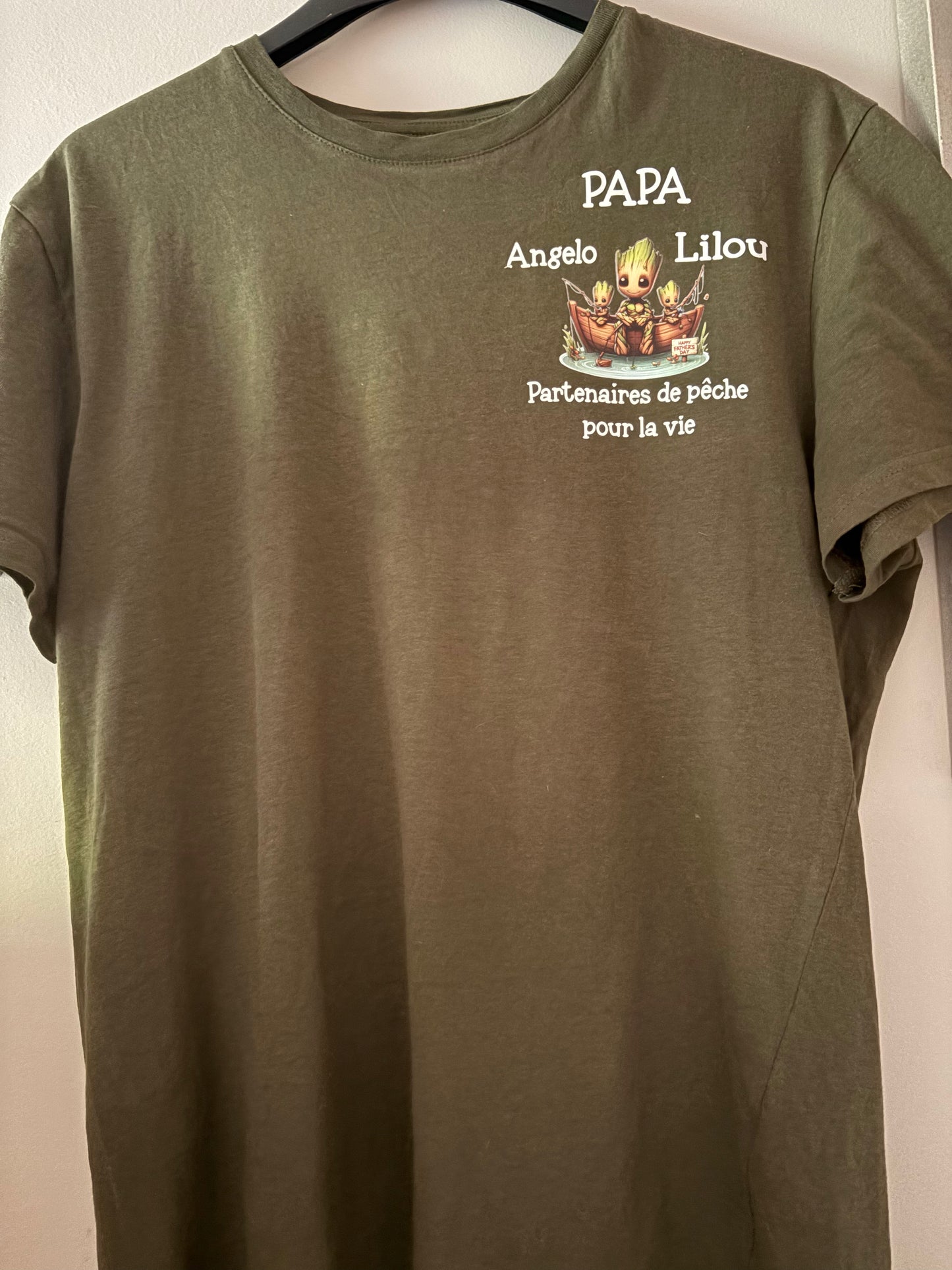 Tee-shirt Groot Personnalisé – Fait main avec amour