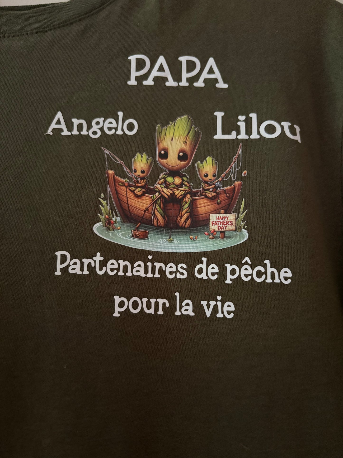 Tee-shirt Groot Personnalisé – Fait main avec amour