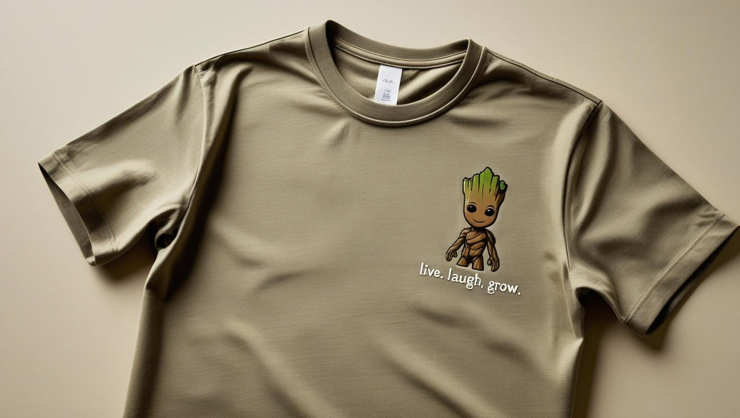 Tee-shirts enfants groot personnalisé fait main