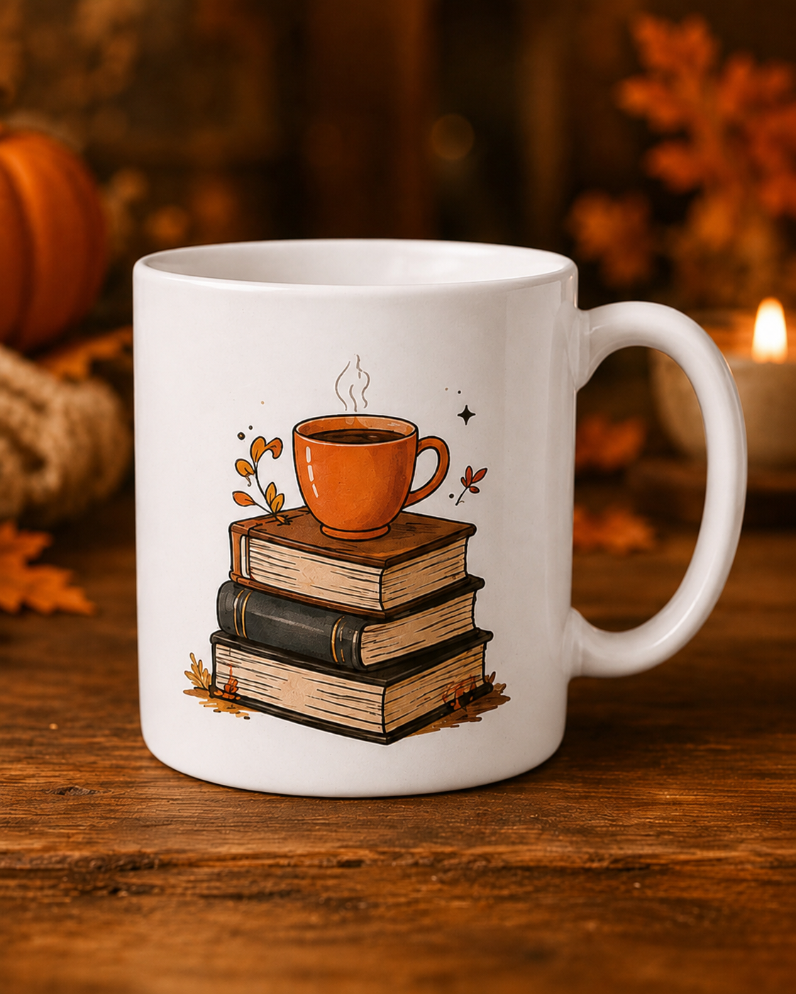 Mug “Café & livres – Instant cosy”