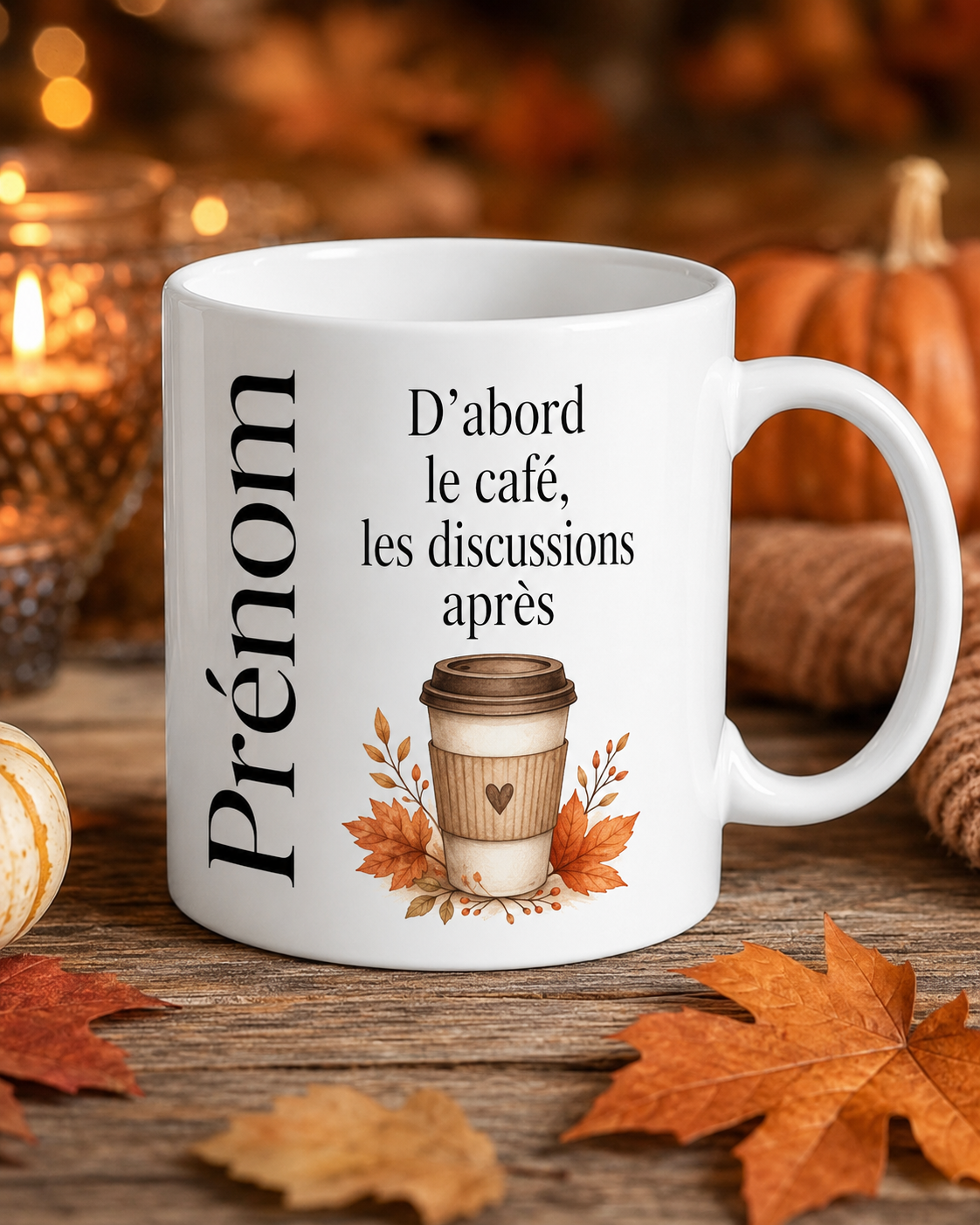 Mug “D’abord le café”