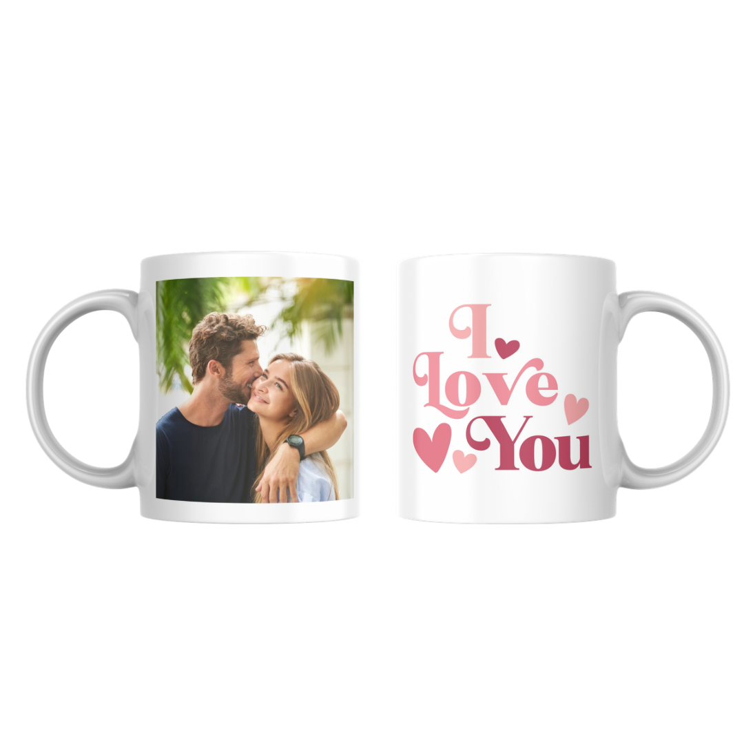 Mug Photo Personnalisé Saint-Valentin – Cadeau Romantique Fait Main