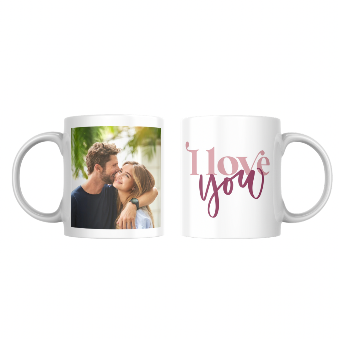 Mug Photo Personnalisé Saint-Valentin – Cadeau Romantique Fait Main