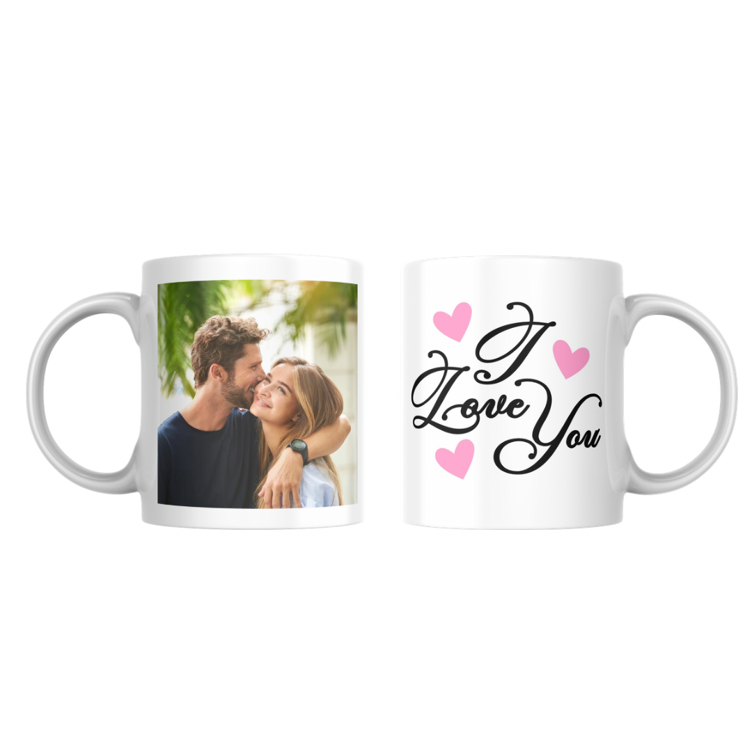 Mug Photo Personnalisé Saint-Valentin – Cadeau Romantique Fait Main