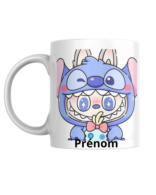 Mugs lafufu alien personnalisé fait main