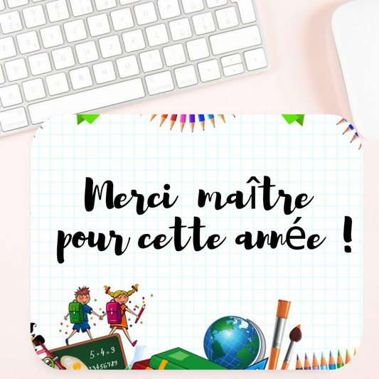 Tapis de souris merci maître