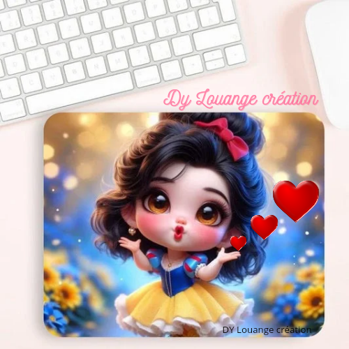 Tapis de souris princesse